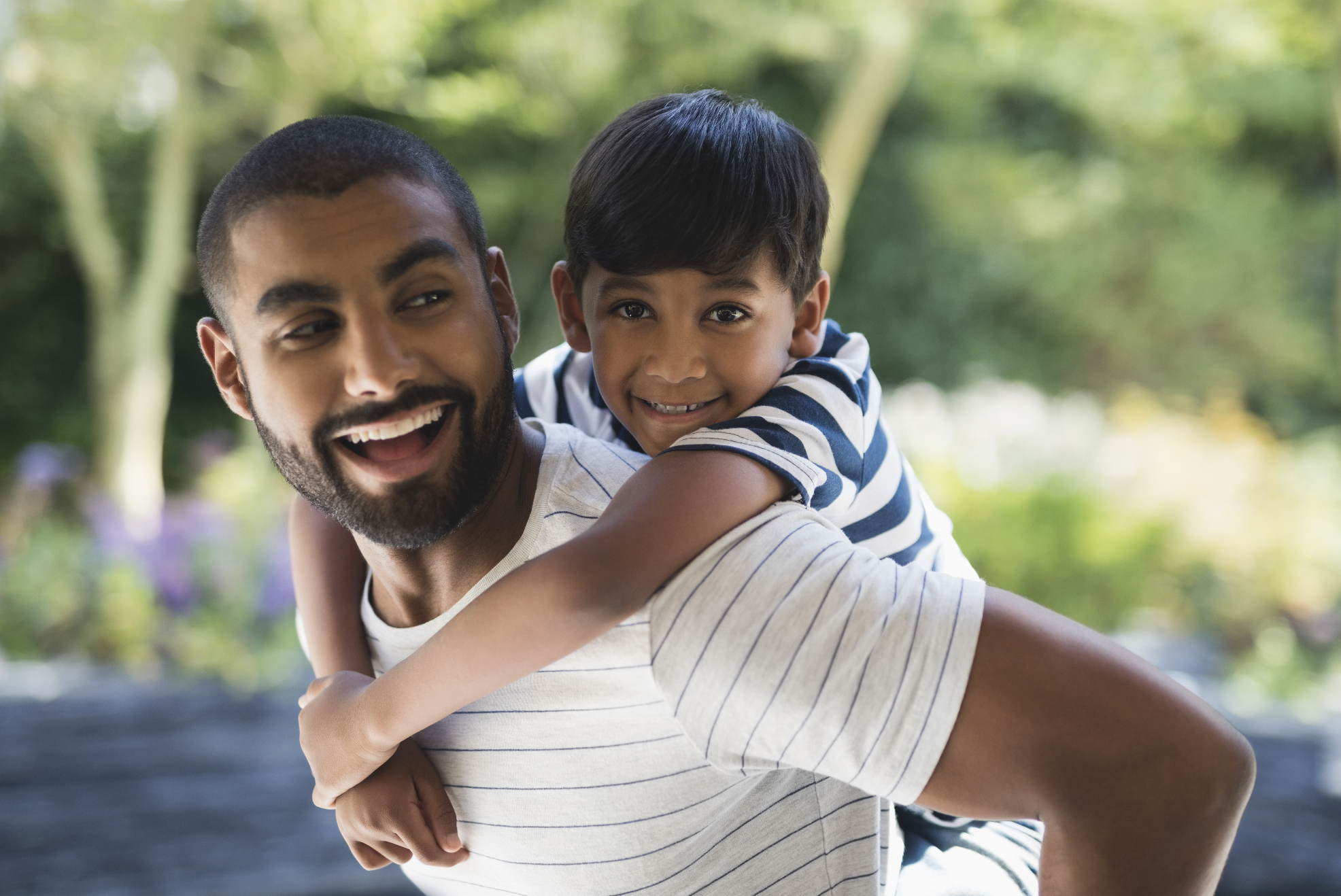 A father present with his child